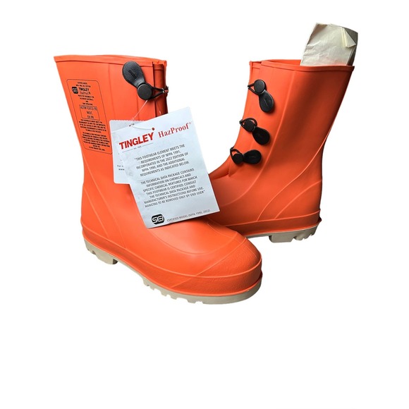 NWT: Tingley Hazproof Hazmat Boots-Chemical, Snow, Rain Emergency, Size 7 - Picture 5 of 8